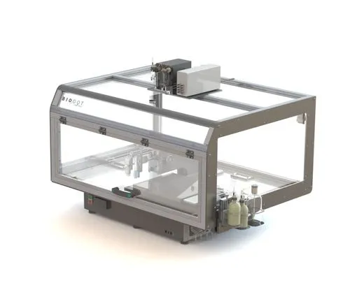 BIODOTの量産用分注システム（OmniDot）